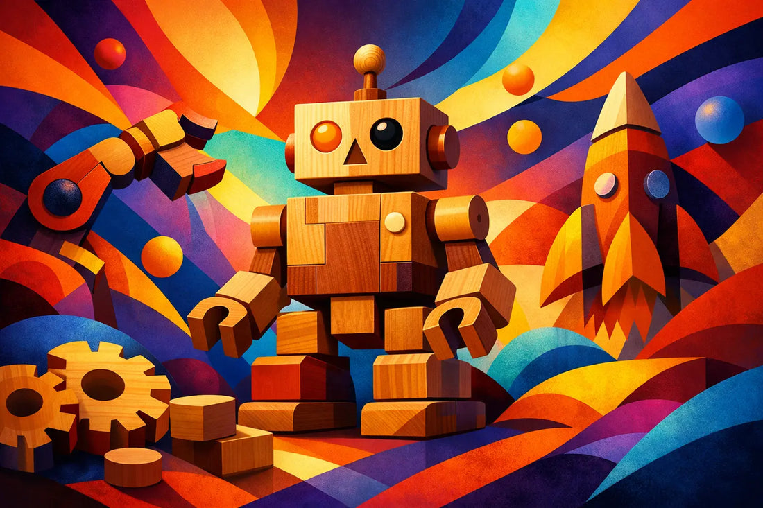 Why a Wooden Robot Activity Toy Stands Out