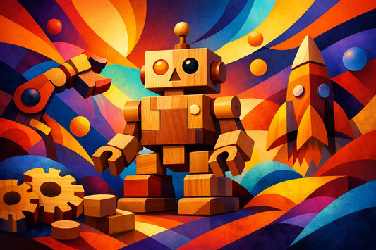 Why a Wooden Robot Activity Toy Stands Out