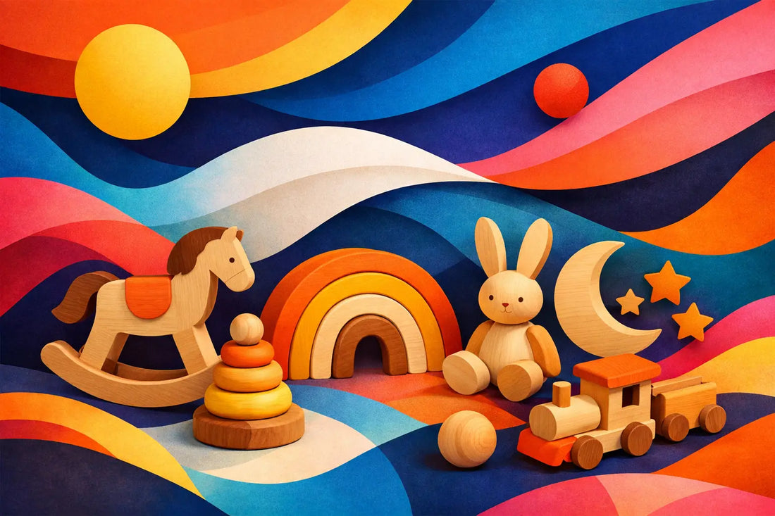 Wooden Nursery Decor Toys That Feel Special