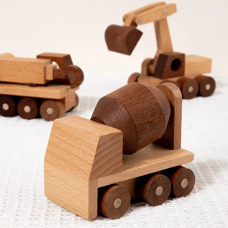 Beech Wood Toy Cars