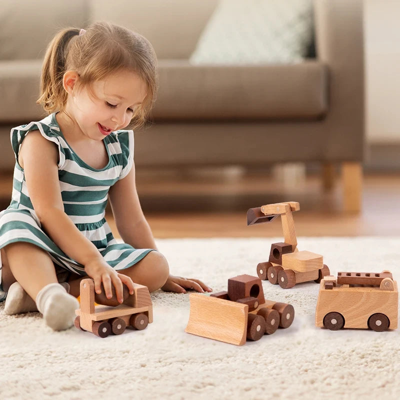 Beech Wood Toy Cars - Pinocchio village
