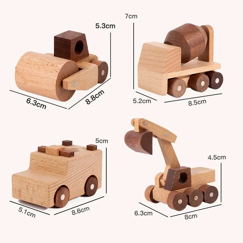 Beech Wood Toy Cars - Pinocchio village