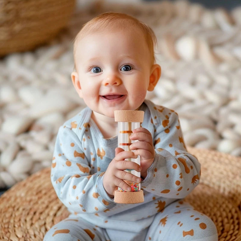 Montessori Rain Stick Toy - Pinocchio village