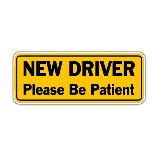 New Driver Patience Decals.
