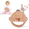 Wooden Bear Rattle Drum - Pinocchio village