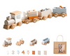 Wooden Train Toy - Pinocchio village