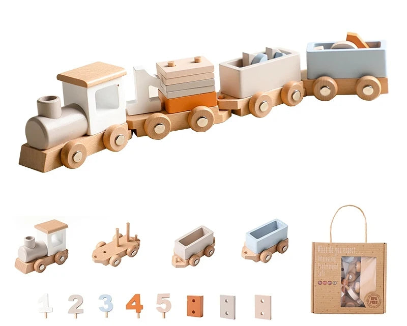 Wooden Train Toy