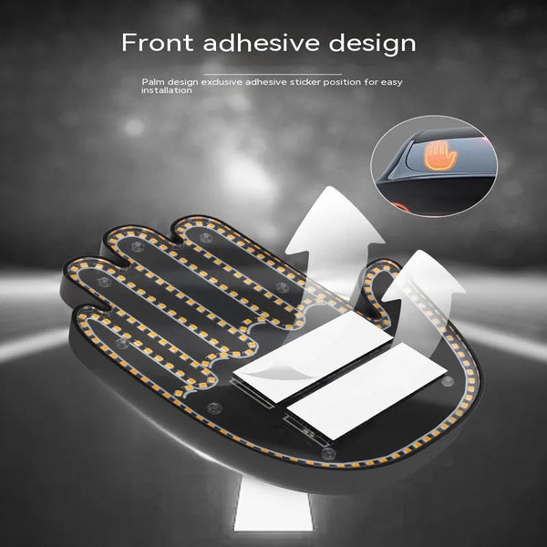 Remote-Controlled Car Gesture Light.