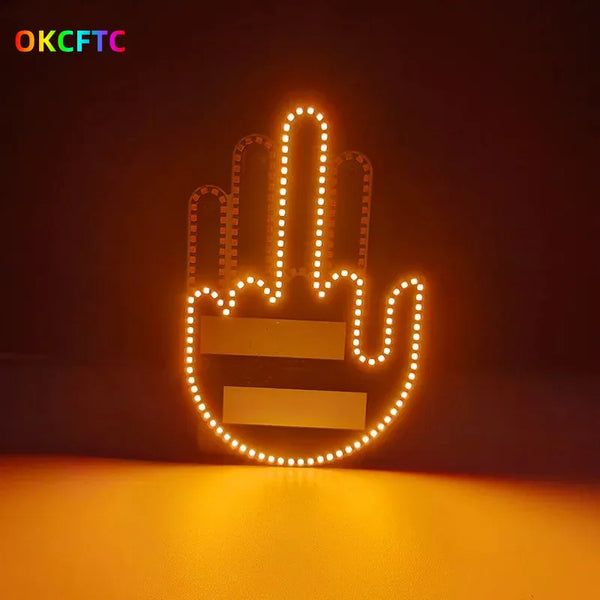 Remote-Controlled Car Gesture Light.