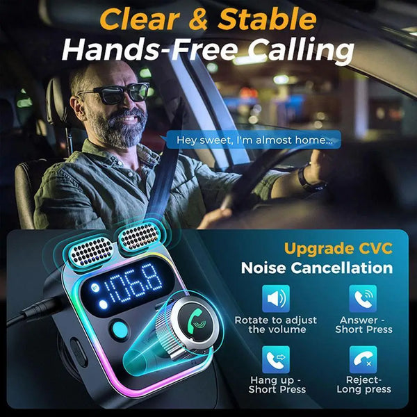Smart Bluetooth Car Charger Pro